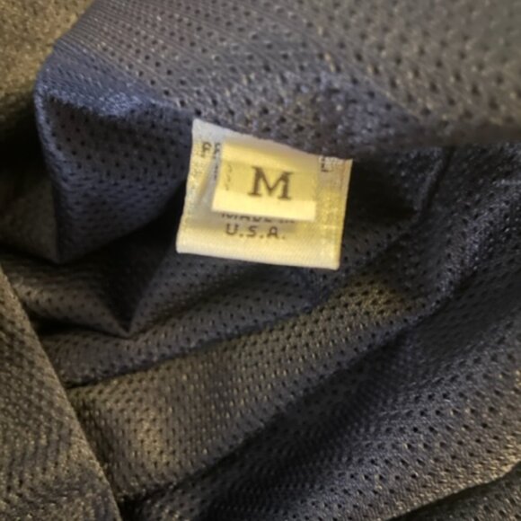 N. P. Elliot navy dbl mesh racer back scoop neck tank NWT - Picture 5 of 6